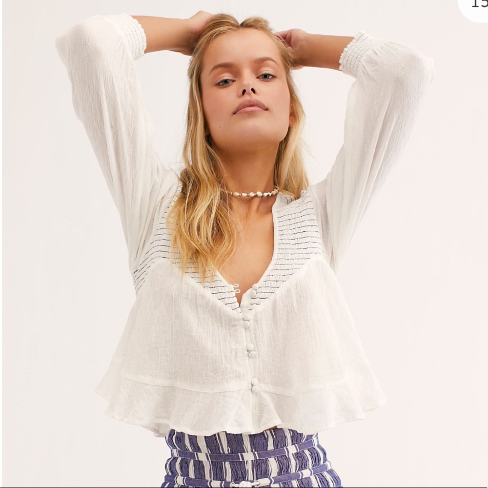 NWT Free People Waiting on Summer Top